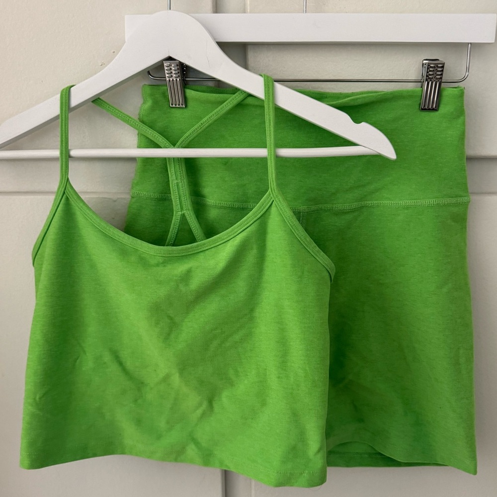 Beyond Yoga tank shorts set